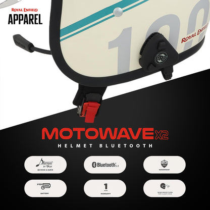 Motowave X2 - Royal Enfield Universal Bluetooth for Helmet