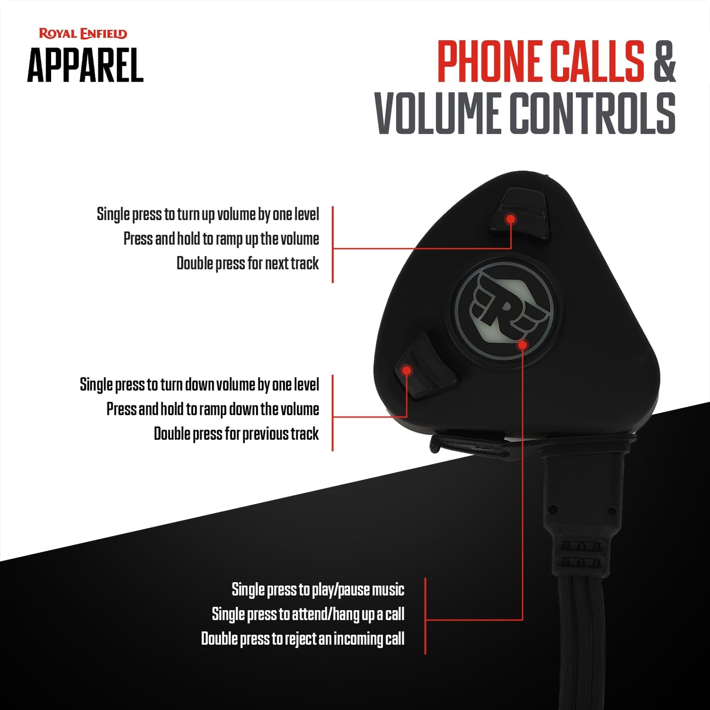 Motowave X2 - Royal Enfield Universal Bluetooth for Helmet