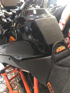 Rubba Tech - KTM Ergonomics - Tank Pad ( BLACK ) - Riders Junction