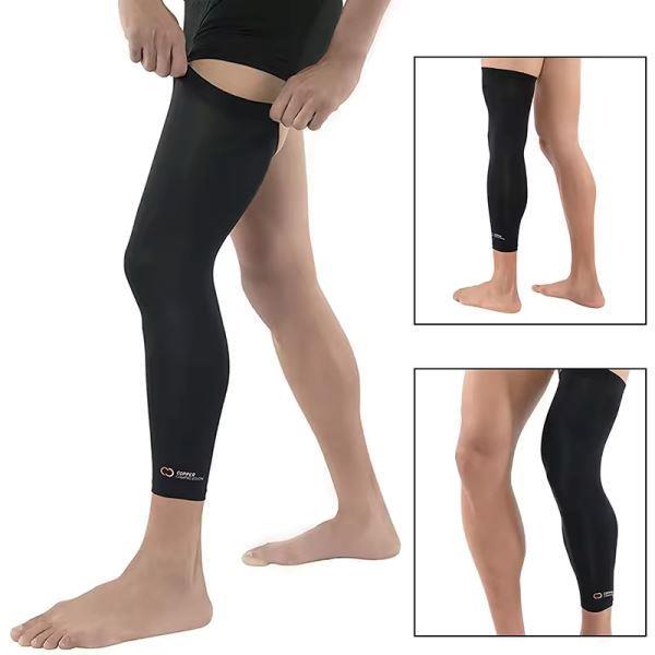 Running &amp; Football Full Leg Compression Sleeve with Knee Brace Support-21200160001