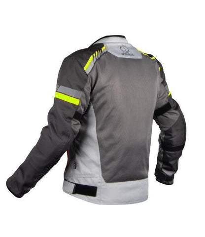 Rynox-Air Gt 4 Jacket CE-Certified Class A (Grey Hi-Viz Green)