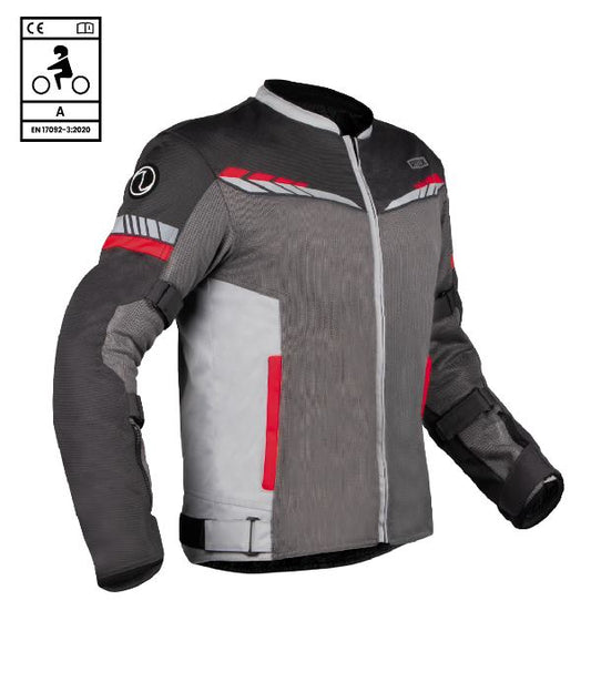 Rynox-Air Gt 4 Jacket CE-Certified Class A (GreyRed)