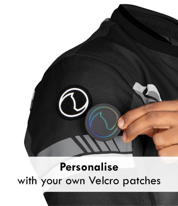 Rynox-Air Gt 4 Jacket CE-Certified Class A (Black/White)