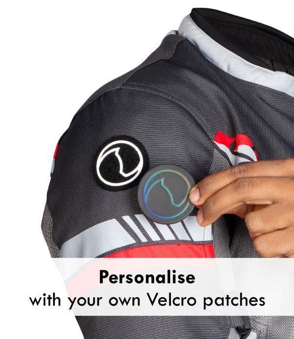 Rynox-Air Gt 4 Jacket CE-Certified Class A (Grey/Red)