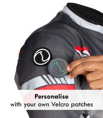 Rynox-Air Gt 4 Jacket CE-Certified Class A (Grey/Red)