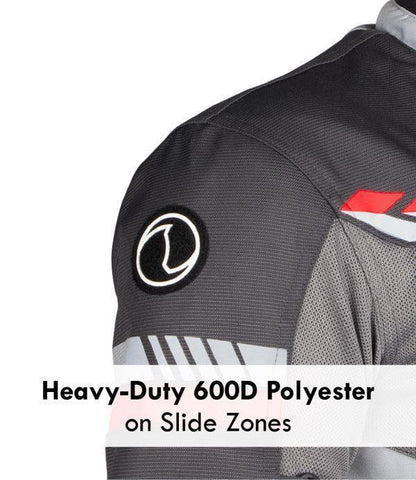 Rynox-Air Gt 4 Jacket CE-Certified Class A (Grey/Red)