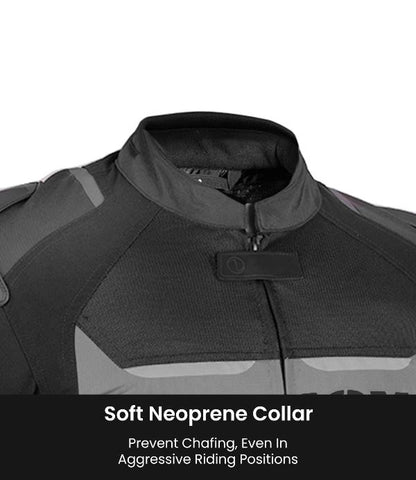 Rynox Apex Evo Jacket - CE Certified Class AA-Black Hi Viz Green