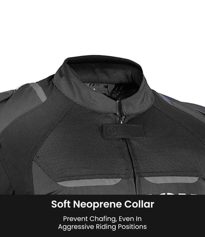 Rynox Apex Evo Jacket - CE Certified Class AA-Black White