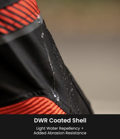 Rynox Apex Evo Jacket - CE Certified Class AA-Black Red