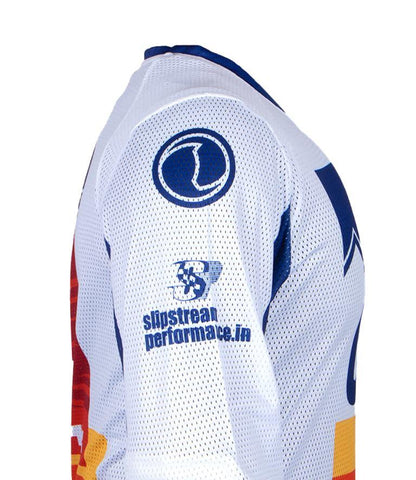 Rynox Ashish Raorane Rally Replica Jersey 2023 Edition - White Blue