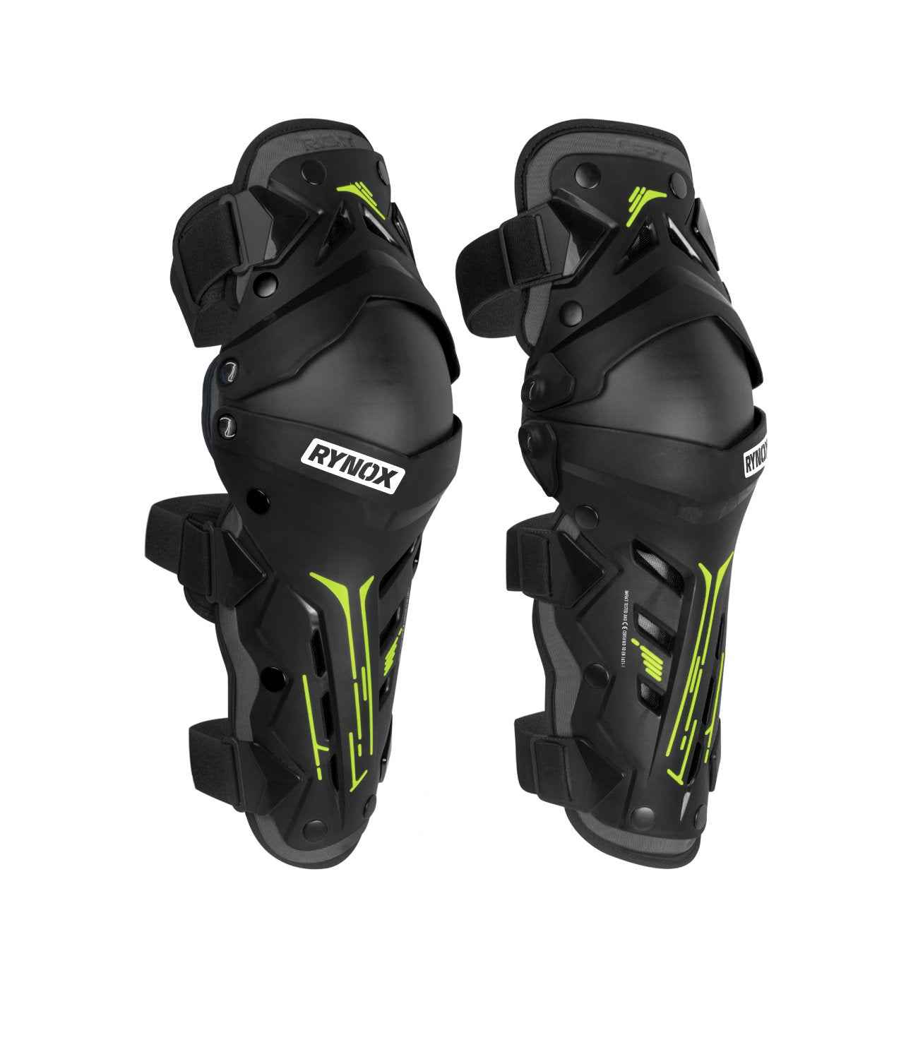 Rynox Bastion Bionic Knee Guards - Black Green