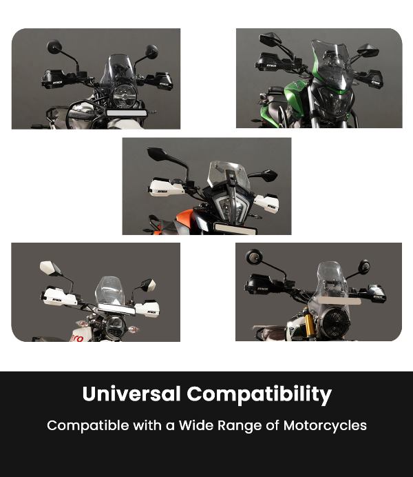 Rynox-Defender Pro-Handguards (All Black)