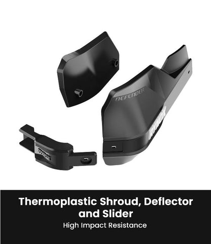 Rynox-Defender Pro-Handguards (All Black)