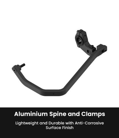 Rynox-Defender Pro-Handguards (White/Black)