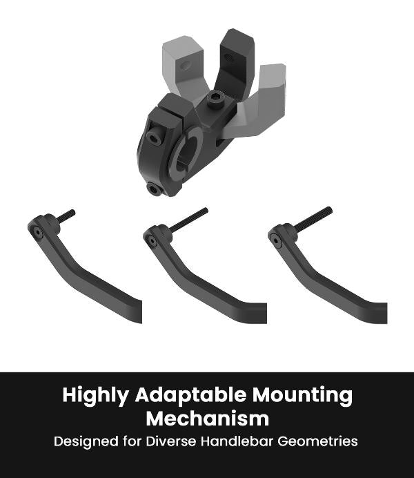 Rynox-Defender Pro-Handguards (White/Black)