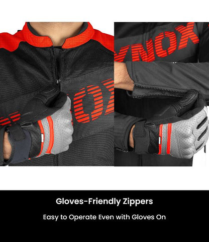 Rynox Delta GT Jacket – Black Red