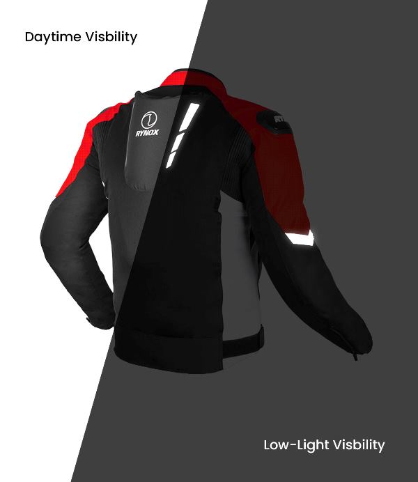 Rynox Delta GT Jacket – Black Red