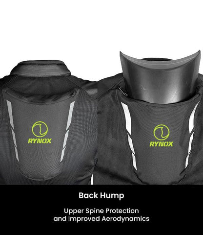 Rynox Delta GT Jacket – Black Hi-Viz Green