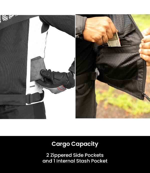 Rynox Delta GT Jacket – Black Grey