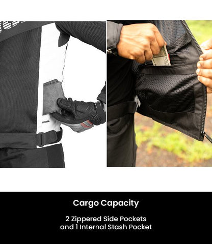 Rynox Delta GT Jacket – Black Grey