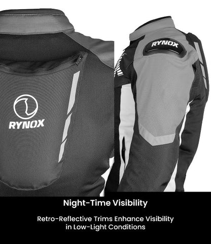 Rynox Delta GT Jacket – Black Grey