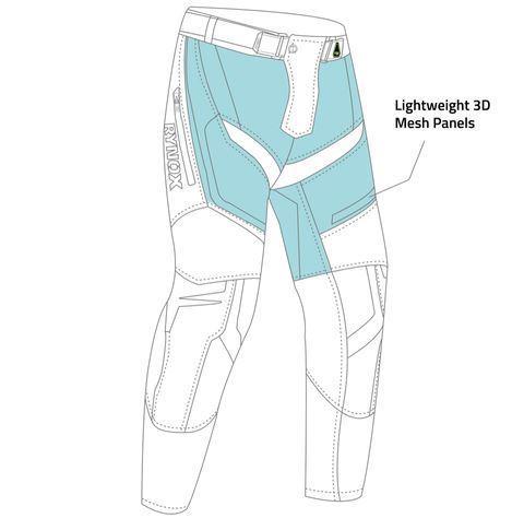 Rynox Dune Neo Offroad Pants - Black