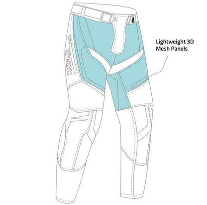 Rynox Dune Neo Offroad Pants - Blue Orange