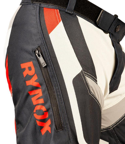 Rynox Dune Neo Offroad Pants - Black Red