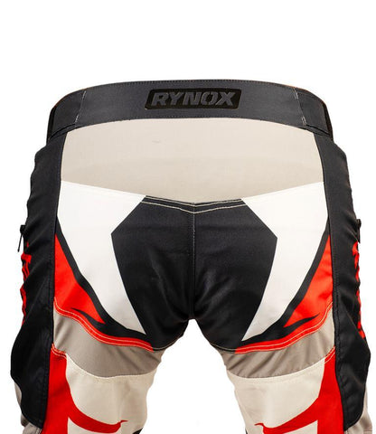 Rynox Dune Neo Offroad Pants - Black Red