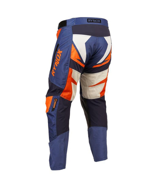 Rynox Dune Neo Offroad Pants - Blue Orange