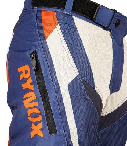 Rynox Dune Neo Offroad Pants - Blue Orange