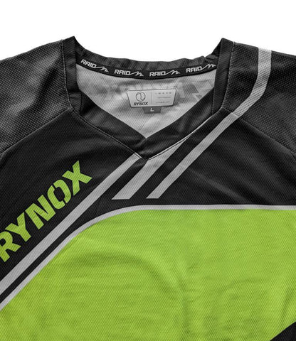 Rynox Frontier Pro Offroad Jersey - Green Black