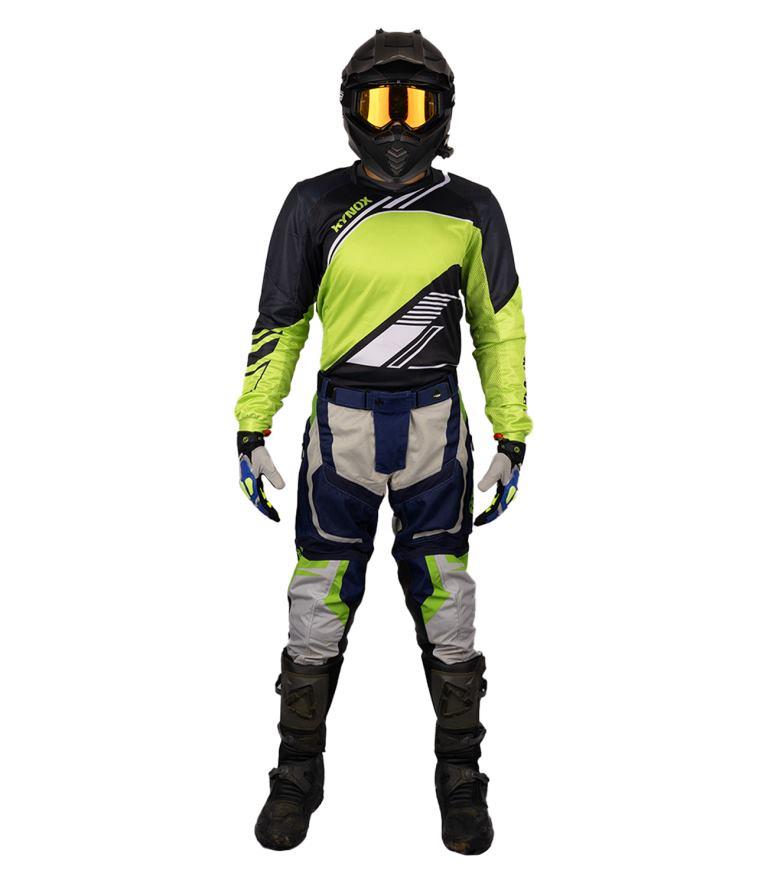 Rynox Frontier Pro Offroad Jersey - Green Black