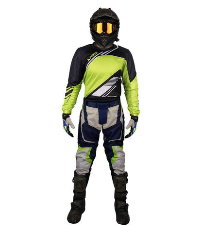 Rynox Frontier Pro Offroad Jersey - Green Black