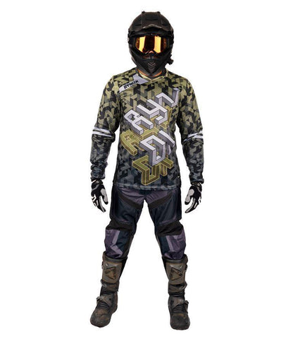 Rynox Fusion Neo Offroad Jersey - Camo Green