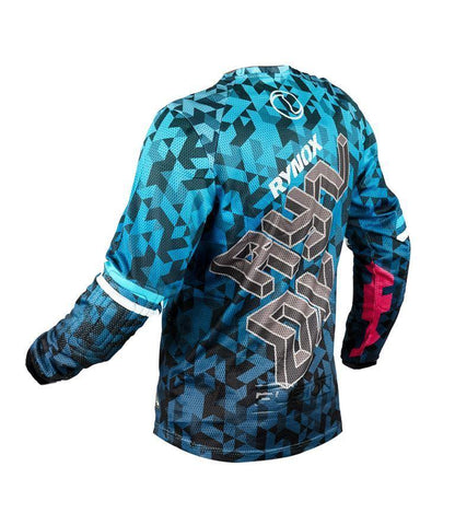 Rynox Fusion Neo Offroad Jersey - Cyber Blue