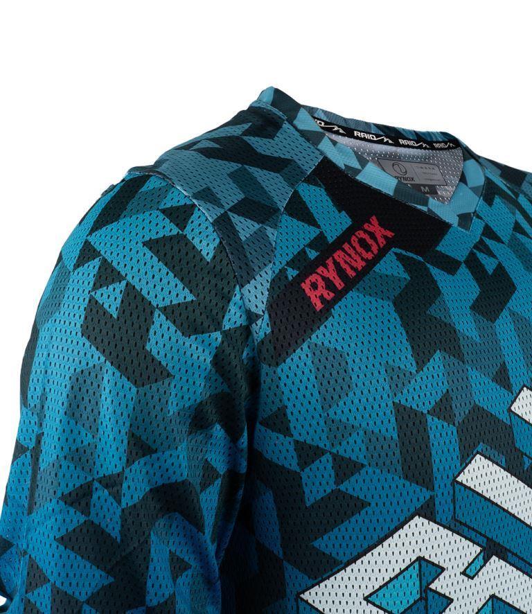 Rynox Fusion Neo Offroad Jersey - Cyber Blue
