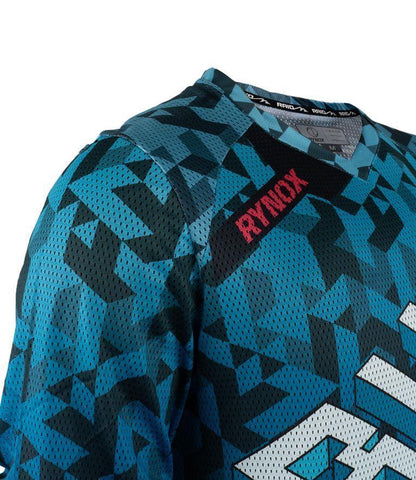Rynox Fusion Neo Offroad Jersey - Cyber Blue