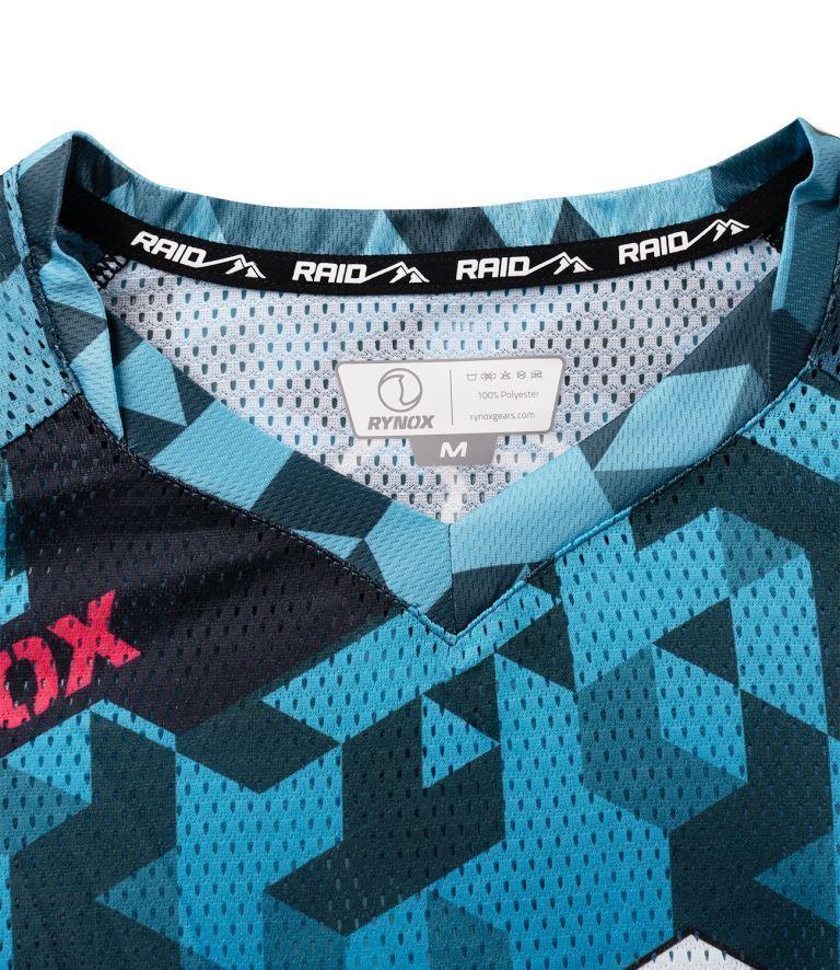 Rynox Fusion Neo Offroad Jersey - Cyber Blue