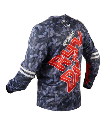 Rynox Fusion Neo Offroad Jersey - Grey Red