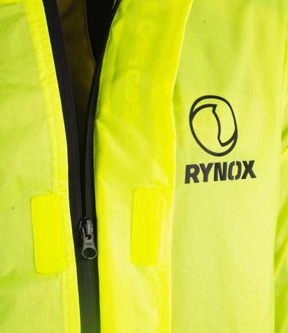 Rynox H2GO Pro 3 Rain Jacket for Riding - Neon Green - Riders Junction
