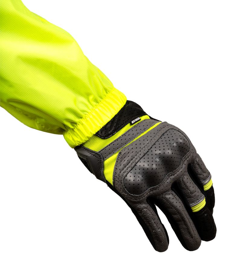 Rynox H2GO Pro 3 Rain Jacket for Riding - Neon Green - Riders Junction