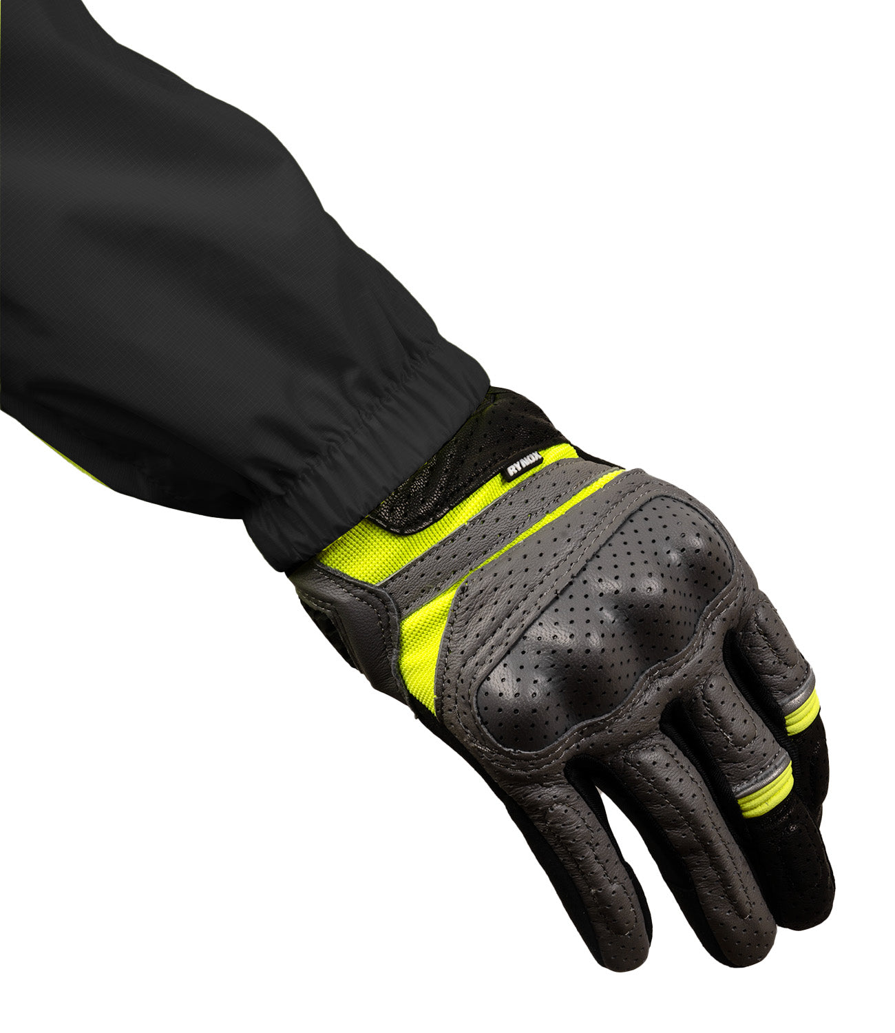 Rynox H2go Pro 3 Rain Jacket for Riding - Black - Riders Junction