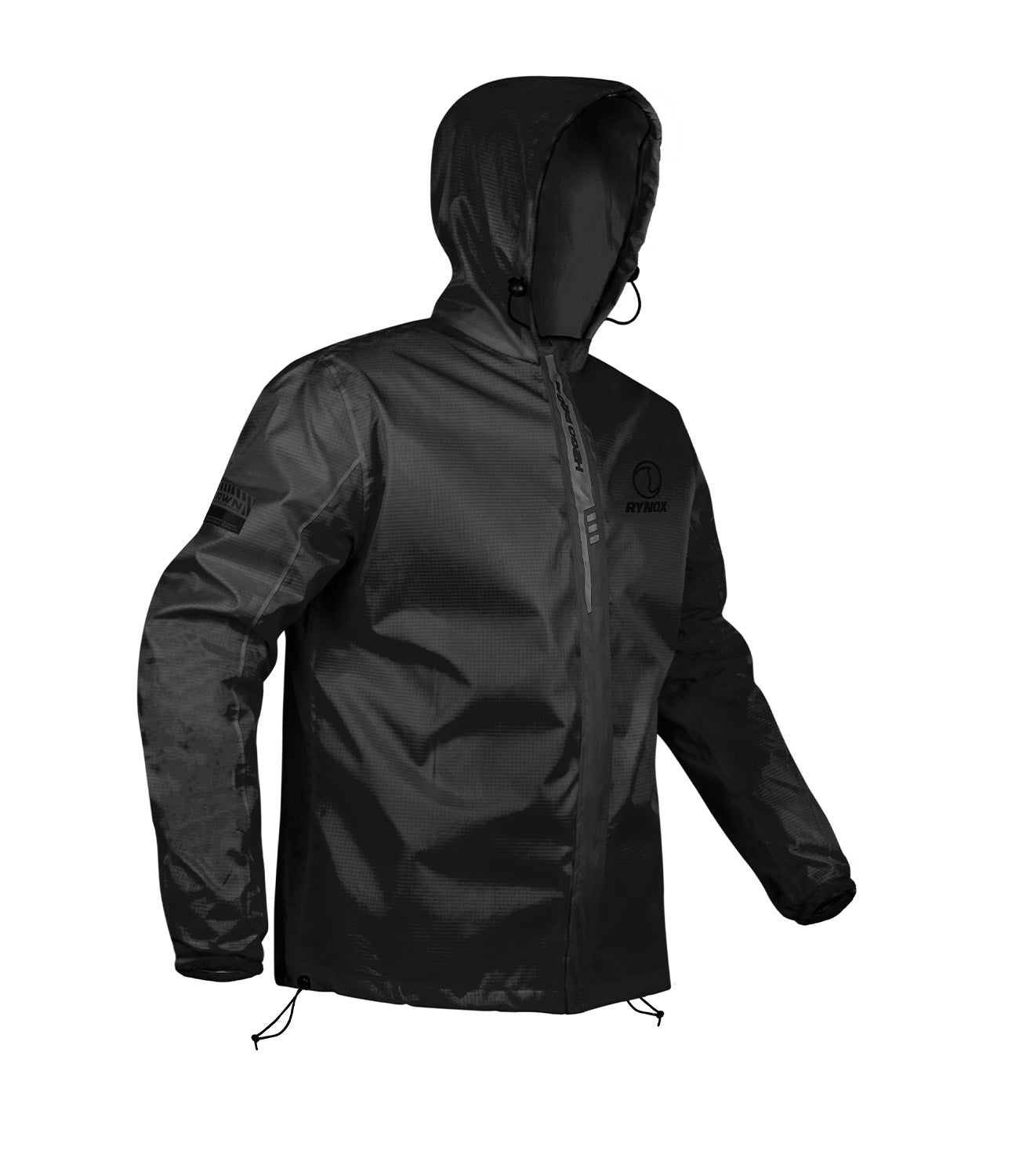 Rynox H2go Pro 3 Black Rain Jacket