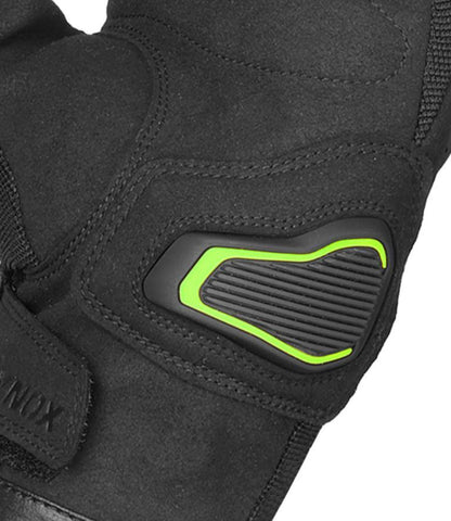 Rynox Helium GT 2 Gloves - Black Hi-Viz Green