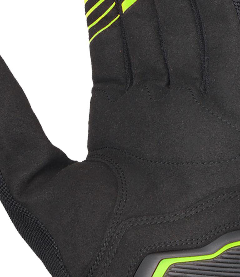 Rynox Helium GT 2 Gloves - Black Hi-Viz Green