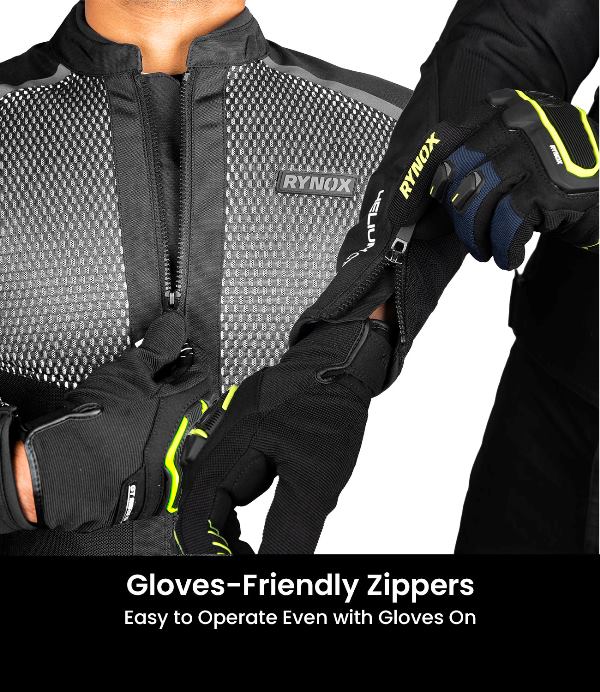 Rynox Helium GT 3 Jacket-Black Grey