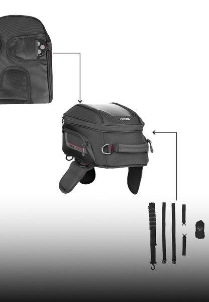 Rynox Optimus Tank Bag 10L - Black