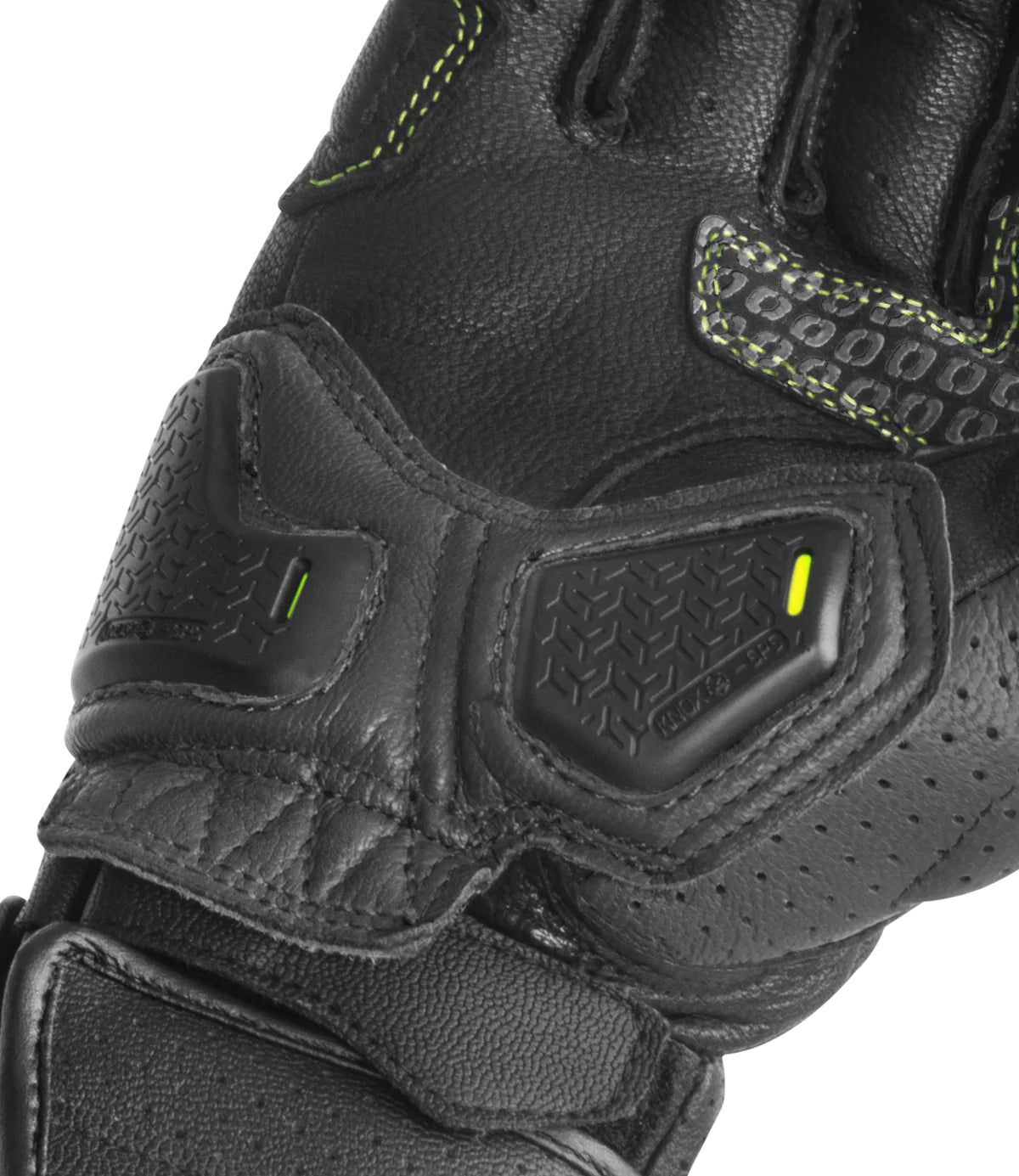 Rynox Storm Evo 3 Gloves - HiViz Green Black