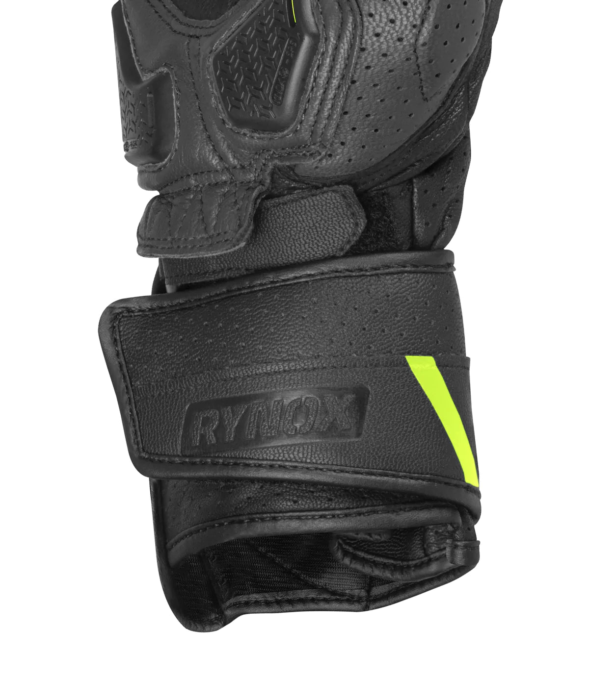 Rynox Storm Evo 3 Gloves - HiViz Green Black